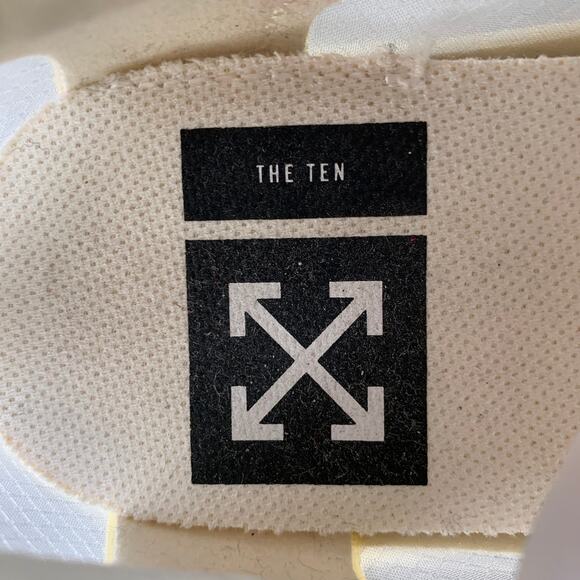 NIKE x OFF-WHITE 2017  11 The Ten White Translucent Synthetic Athletic Sneakers - Picture 7 of 9